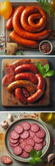 Diferentes tipos de chorizo